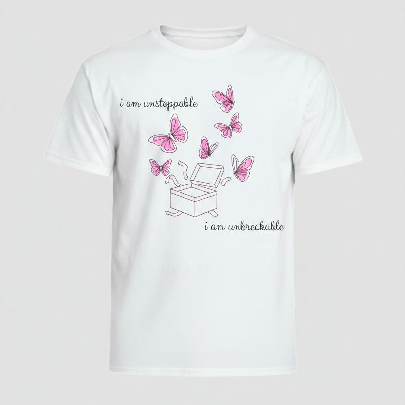 Butterfly Box - Cancer T-Shirt