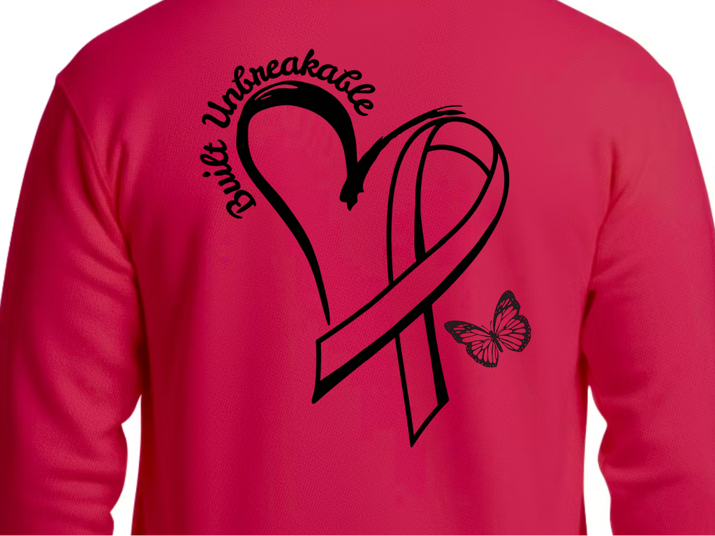 Built Unbreakable Cancer Heart Hoodie