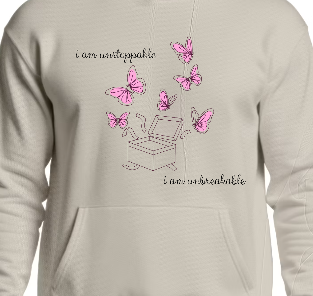 Butterfly Box - Cancer Hoodie