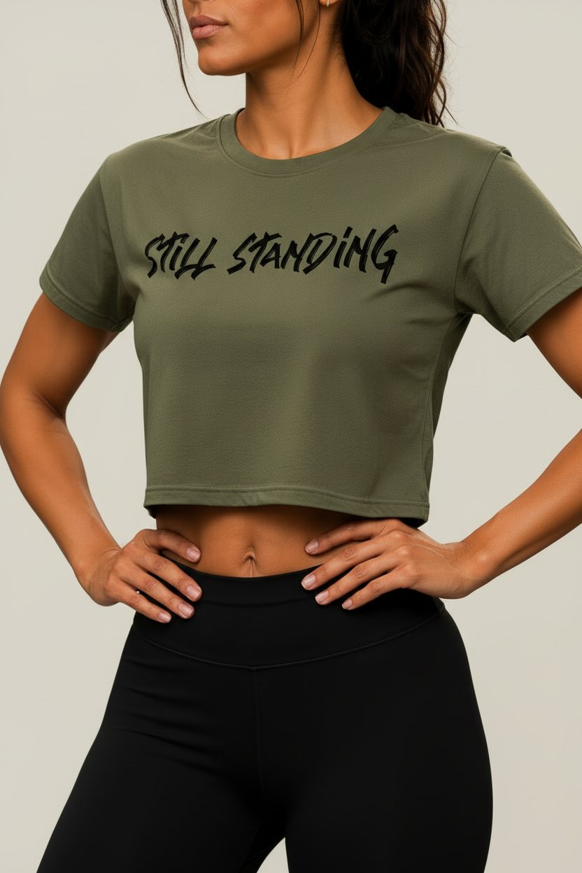 Still Standing - Crop Tee